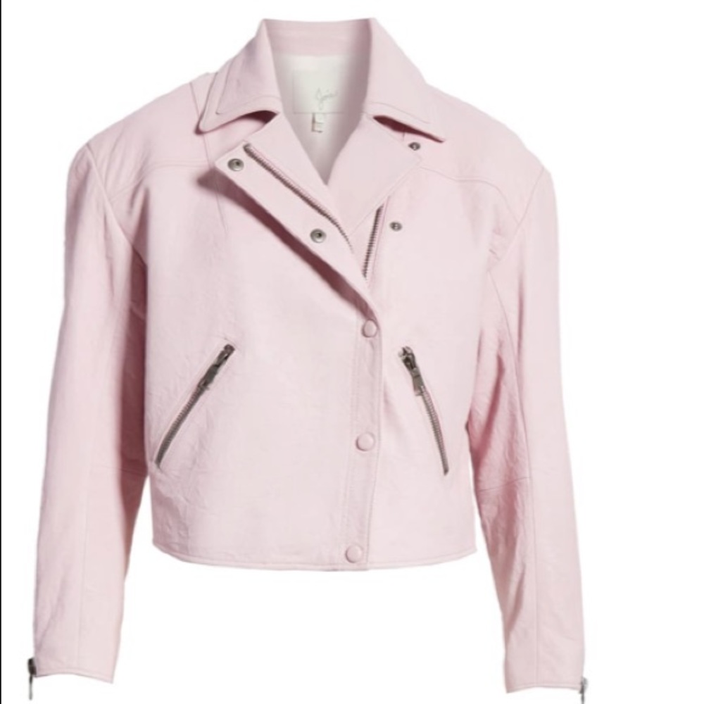 Joie Akirako Leather Moro Jacket